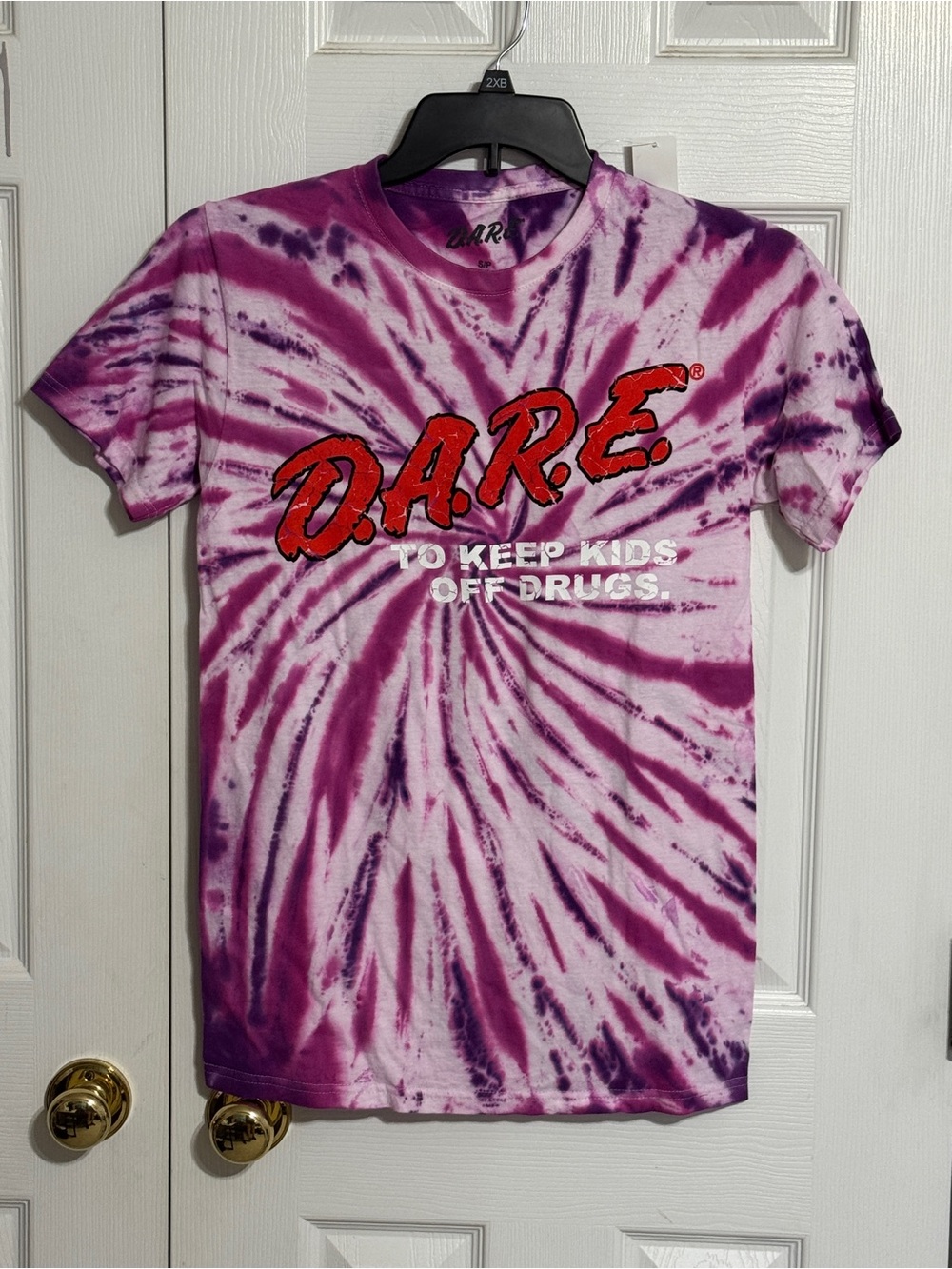 Men's Purple Tie-Dye Short Sleeve Tee